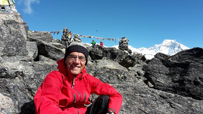 Der Autor auf Gokyo Ri